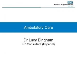 Dr lucy bingham