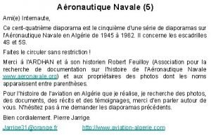 Aronautique Navale 5 Amie Internaute Ce centquatrime diaporama