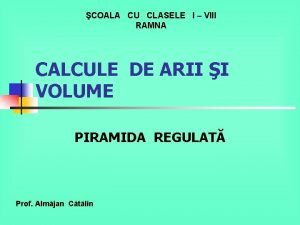 Arii si volume