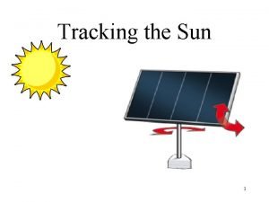 Tracking the Sun 1 John Grutzner SLED Team