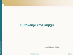 Putovanje kroz knjigu v prof dr Jasmin Halebic