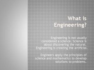 How many types of engineering are there