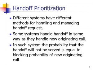 Prioritization Prioritization