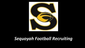 Sequoyah Football Recruiting Scholarship Breakdown Division I Football