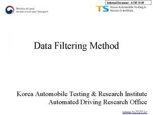 Informal Document ACSF15 05 Korea Automobile Testing Research