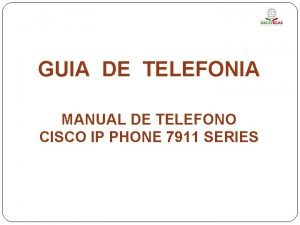Teléfono cisco manual Teléfono cisco manual