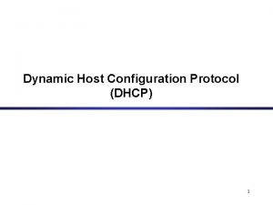 Dhcp message format