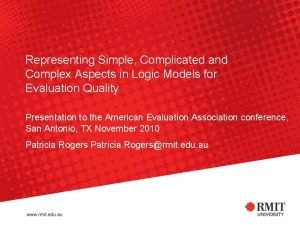 Representing Simple Complicated and Complex Aspects in Logic