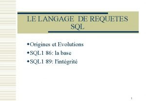 W langage W langage