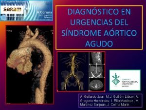 DIAGNSTICO EN URGENCIAS DEL SNDROME ARTICO AGUDO A