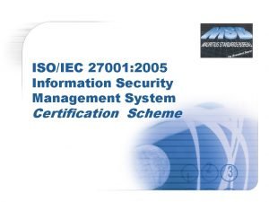 Iso/iec 27001:2005 certification definition