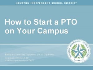 How to start a pto