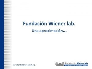 Fundacion wiener cursos
