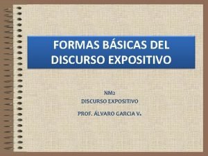 Discurso expositivo definicion Discurso expositivo definicion