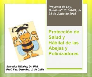 Proyecto de Ley Boletn N 10 144 01