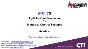 Agile incident management Agile incident management
