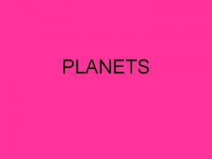 PLANETS How many planets are in the Solar