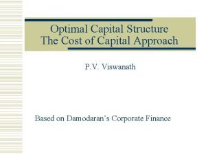 Capital structure example problems