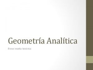 Geometra Analtica Breve resea histrica Cultura mesopotmica rea