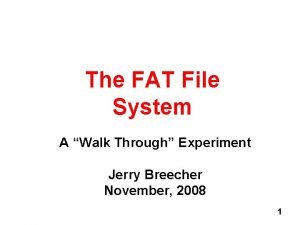 Fat file system