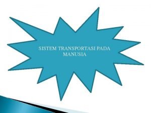 Gambar sistem transportasi pada manusia