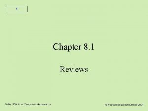 1 Chapter 8 1 Reviews Galin SQA from