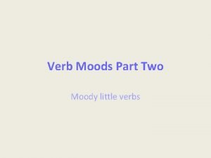 Conditional verb mood