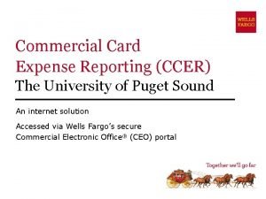 Wells fargo commercial card expense reporting system