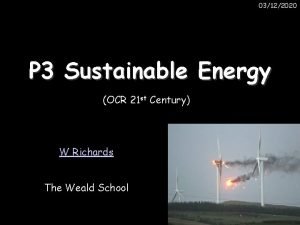 03122020 P 3 Sustainable Energy OCR 21 st