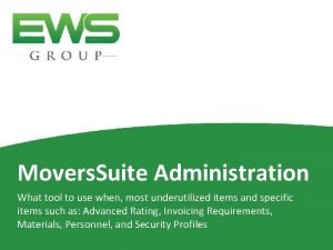 Moverssuite