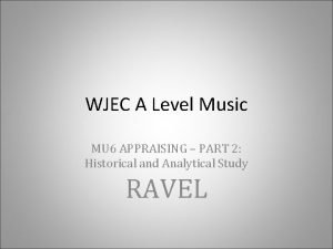 Wjec a level music