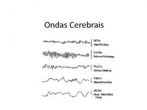 Ondas Cerebrais Estados do indivduo refletemse na freqncia