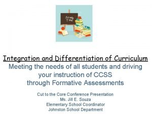 Examples of formative assessment