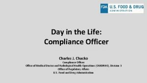 A day in the life of a compliance officer