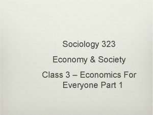 Economic 323