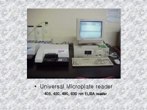 Universal Microplate reader 405 450 490 630 nm