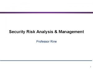 Ccta risk analysis and management method