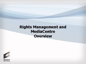 Media rights management