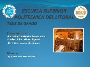 ESCUELA SUPERIOR POLITECNICA DEL LITORAL TESIS DE GRADO