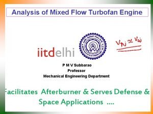 Mixed flow turbofan