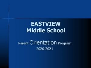 Eastview middle school website