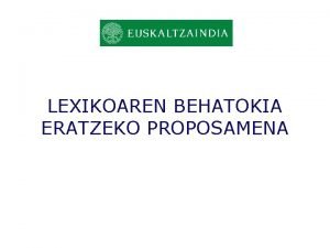 Lexikoaren behatokia