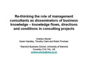 Rethinking the role of management consultants as disseminators