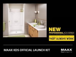 Maax kds 3460