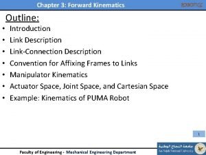 Forward kinematics