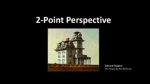 How to draw two point perspective house