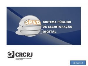 Abril2018 SPED TERCEIRO SETOR Entidades Imunes e Isentas