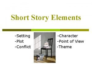 Plot character conflict theme setting