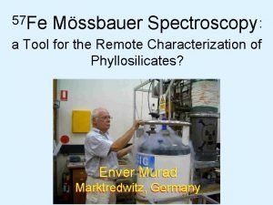 57 Fe Mssbauer Spectroscopy a Tool for the