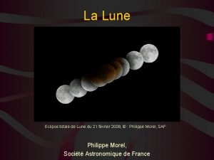 La Lune Eclipse totale de Lune du 21